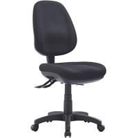 everyday task chair black no arms p350-h-mb