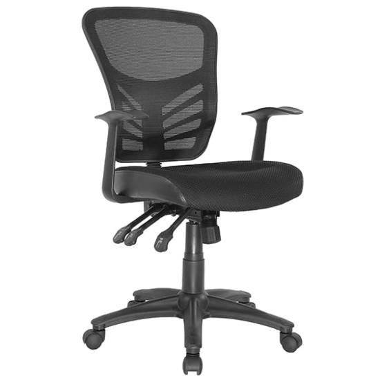 Image for EVERYDAY YARRA CHAIR MESH BACK 120KG 4 YEAR WARRANTY BLACK from Everyday & Simply Office National
