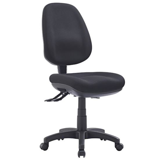 Image for EVERYDAY TR600 MB CHAIR BLACK FABRIC 7 YEAR WARRANTY 140KG 3 LEVER from Everyday & Simply Office National