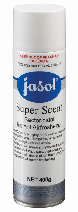 Image for GLEN 20 ALTERNATIVE JASOL AEROSOL SUPERSCENT ANTIBACTERIAL AIR FRESHENER 400GM EACH from Everyday & Simply Office National