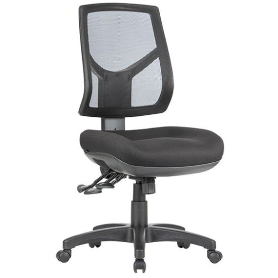 Image for EVERYDAY HINO CHAIR MESH HIGH BACK 140KG 7 YEAR WARRANTY BLACK NO ARMS from Everyday & Simply Office National