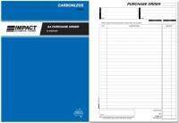 impact a4 purchase order book triplicate carbonless