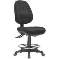 everyday drafting chair high back black no arms p350hd200-mb each 130kg