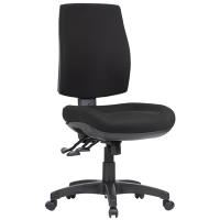 everyday spot chair black highback no arms 140kg each