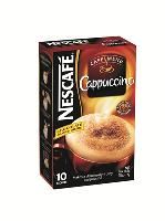 nescafe instant coffee sachets cappuccino pack 10