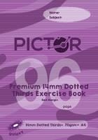 pictor premium exercise book dotted thirds 14mm 70gsm 96 page a4 galaxy