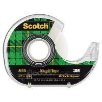 scotch 810 magic tape in dispenser 19mm x 16m