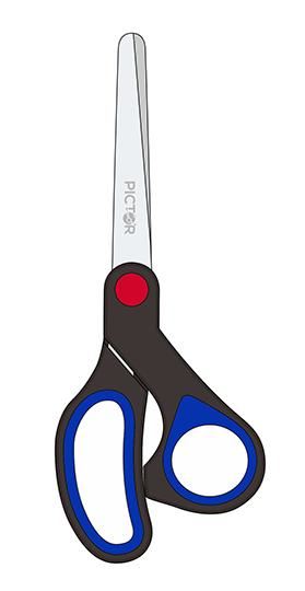 Image for PICTOR PREMIUM SOFT GRIP SCISSORS 150MM BLUNT TIP from PaperChase Office National