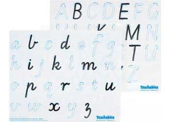 Image for HANDWRITING STUDENT WHITEBOARD ALPHABET MODERN CURSIVE - TEB0234 from PaperChase Office National