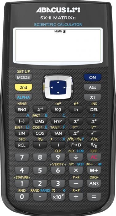 Image for ABACUS SXII-MATRIXN SCIENTIFIC CALCULATOR from PaperChase Office National