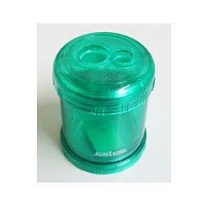 Image for CYLINDER 2 HOLE PENCIL SHARPENER ROUND ASSORTED COLOURS from PaperChase Office National