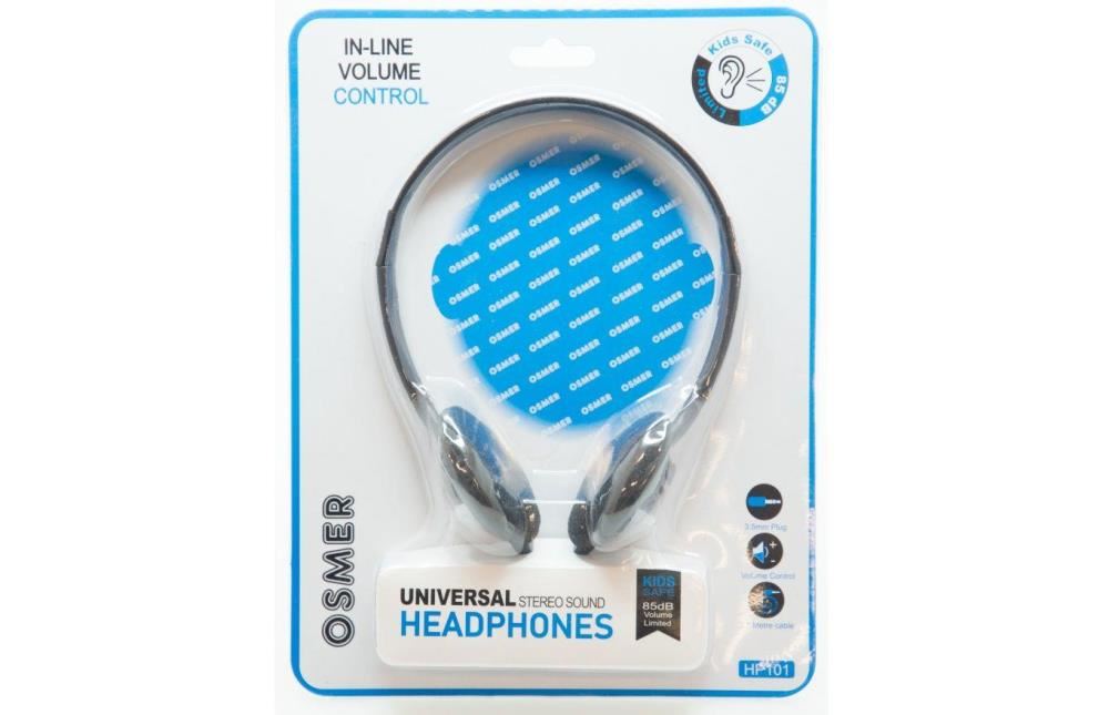 Image for OSMER HP101 KIDS SAFE HEADPHONE VOLUME CONTROL from PaperChase Office National