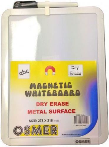 Image for MAGNETIC A4 WHITEBOARD PACK INCL BLACK MARKER from PaperChase Office National