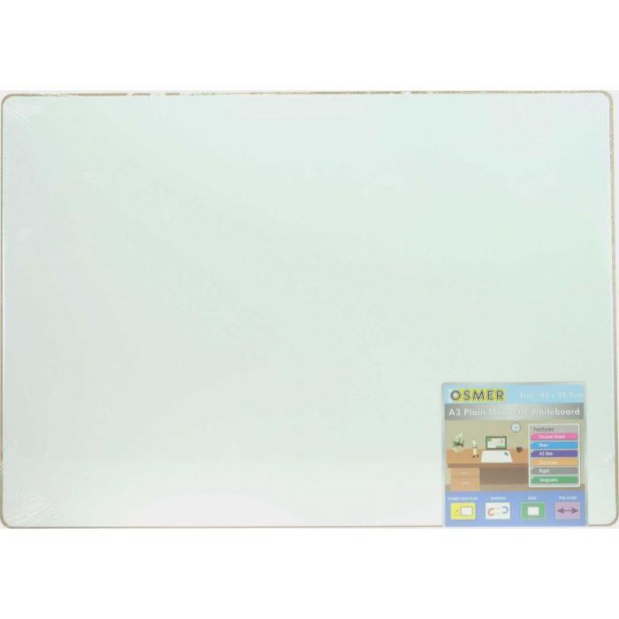 Image for OSMER DOUBLE SIDED WHITEBOARD A4 MAGNETIC from PaperChase Office National