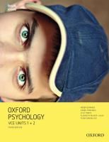 oxford psychology units 1+2 student book + obook assess  student book + 12-month student digital licence  third edition