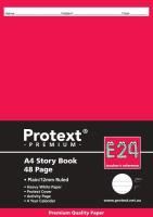 protext premium e24 story book plain and 12mm ruled 48 page a4