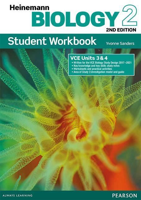 Image for HEINEMANN BIOLOGY 2 STUDENT WORKBOOK (3E) from PaperChase Office National