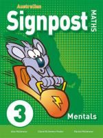 australian signpost maths 3 mentals 3rd ed