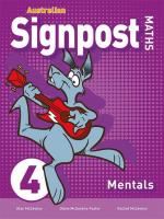 australian signpost maths 4 mentals 3rd ed