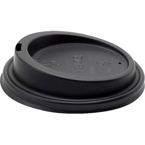 Image for CAST AWAY CUP LID BLACK TO SUIT 12OZ & 16OZ 100S from PaperChase Office National