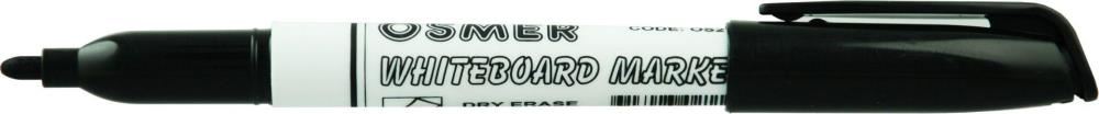 Image for OSMER DRY ERASE WHITEBOARD MARKERS FINE BULLET TIP BLACK from PaperChase Office National