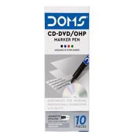 doms cd-dvd/ohp marker pens blue