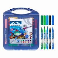 doms brush pens carry box 12