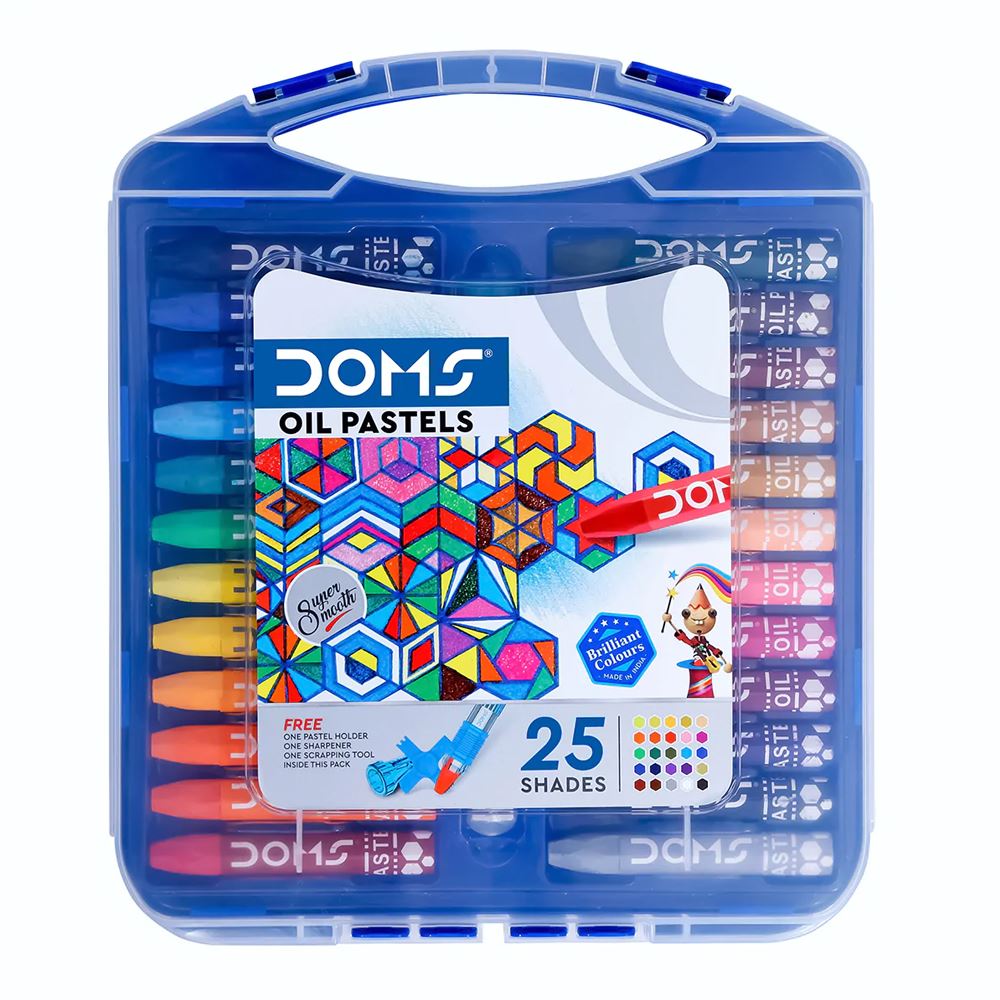 Image for DOMS OIL PASTELS HEXAGONAL PACK 25 from PaperChase Office National