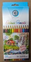 doms c3 tri coloured pencil assorted pack 24