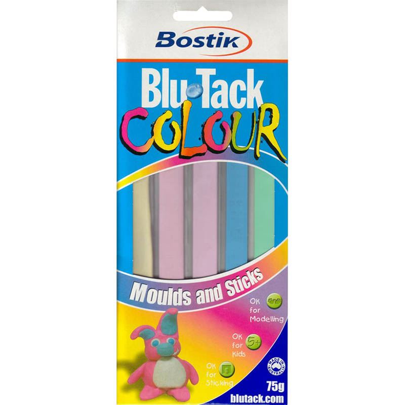 Image for BOSTIK BLU TACK COLOUR 75G from PaperChase Office National