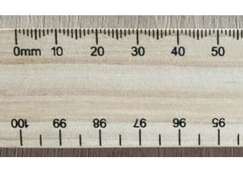 Image for METRE RULER WOODEN GROOVE from PaperChase Office National