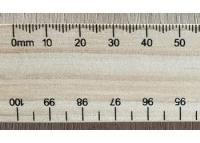 metre ruler wooden groove
