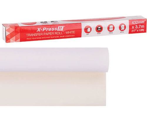 Image for ZART TRANSFER PAPER ROLL 432mm x 3.7mtr WHITE from PaperChase Office National