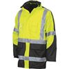 dnc 6 in 1 contrast jacket hivis cross back day/night