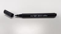 pictor triangular black whiteboard marker bullet tip 4.4mm