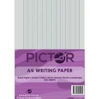 pictor writing paper a4 14mm dotted thirds landscape 500 sheets