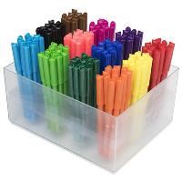 pictor coloured fine tip markers tub 96