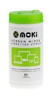 moki screen wipes tub 80