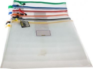 Image for CLEAR MESH POUCH PENCIL CASE LARGE 340 X 150MM from Paul John Office National