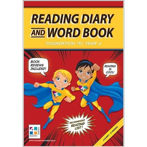 Image for READING DIARY & WORD BOOK YEARS F-2 from Paul John Office National