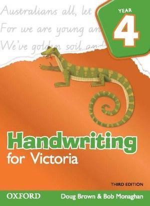Image for 9780195562231 HANDWRITING FOR VICTORIA YEAR 4 3ED from Paul John Office National
