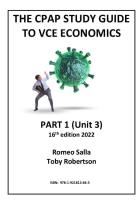 cpap study guide to vce economics part 1 (unit 3) 17th edition 2023