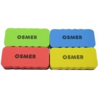 osmer magnetic whiteboard eraser assorted colours large