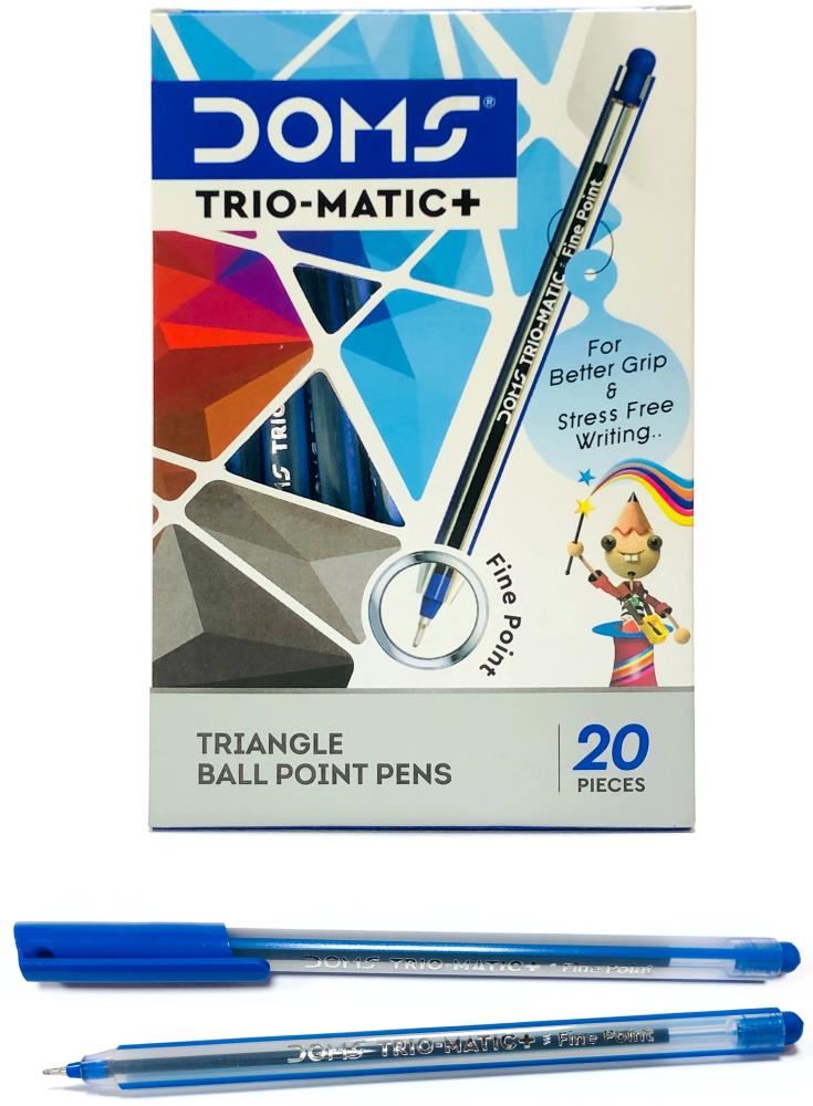 Image for DOMS TRIO-MATIC BALL PENS RED INK from Paul John Office National