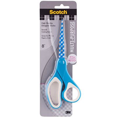 Image for SCOTCH MULTI-PURPOSE DESIGNER SCISSORS ASSORTED COLOURS from Paul John Office National