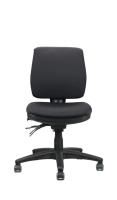 ergo midi medium back operator chair- black fabric