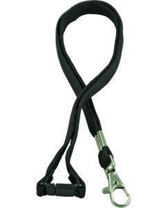 Image for BLACK LANYARD D CLIP WITH SAFETY BREAKAWAY RELEASE from Paul John Office National