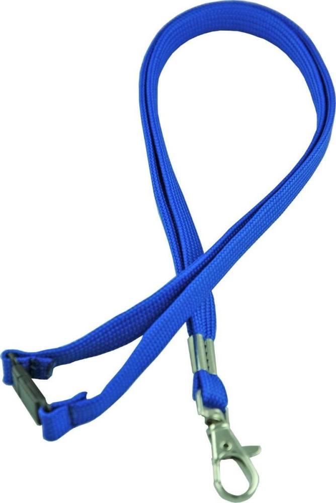 Image for BLUE LANYARD D CLIP WITH SAFETY BREAKAWAY RELEASE from Paul John Office National
