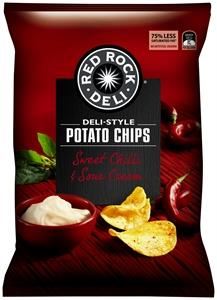 Image for RED ROCK DELI CHIPS SWEET CHILLI AND SOUR CREAM  165GM from Office National Port Augusta