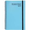 cumberland a5 twin wire polypropylene royal blue student diary